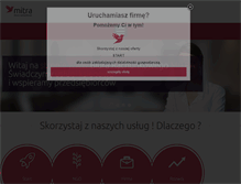 Tablet Screenshot of mitra.net.pl