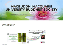 Tablet Screenshot of macbuddhi.mitra.org.au